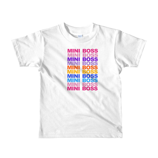 Mini Boss Short Sleeve Kids T-Shirt