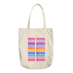 Mini Boss Cotton Tote Bag