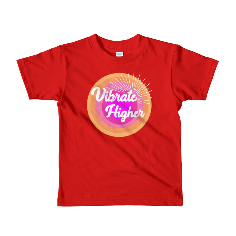 Vibrate Higher Short Sleeve Kids T-Shirt