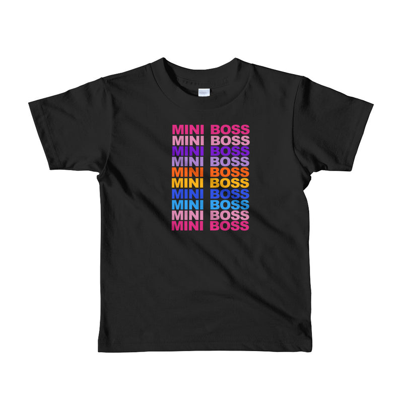 Mini Boss Short Sleeve Kids T-Shirt